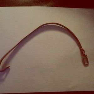 Louis Vuitton tan leather Strap.